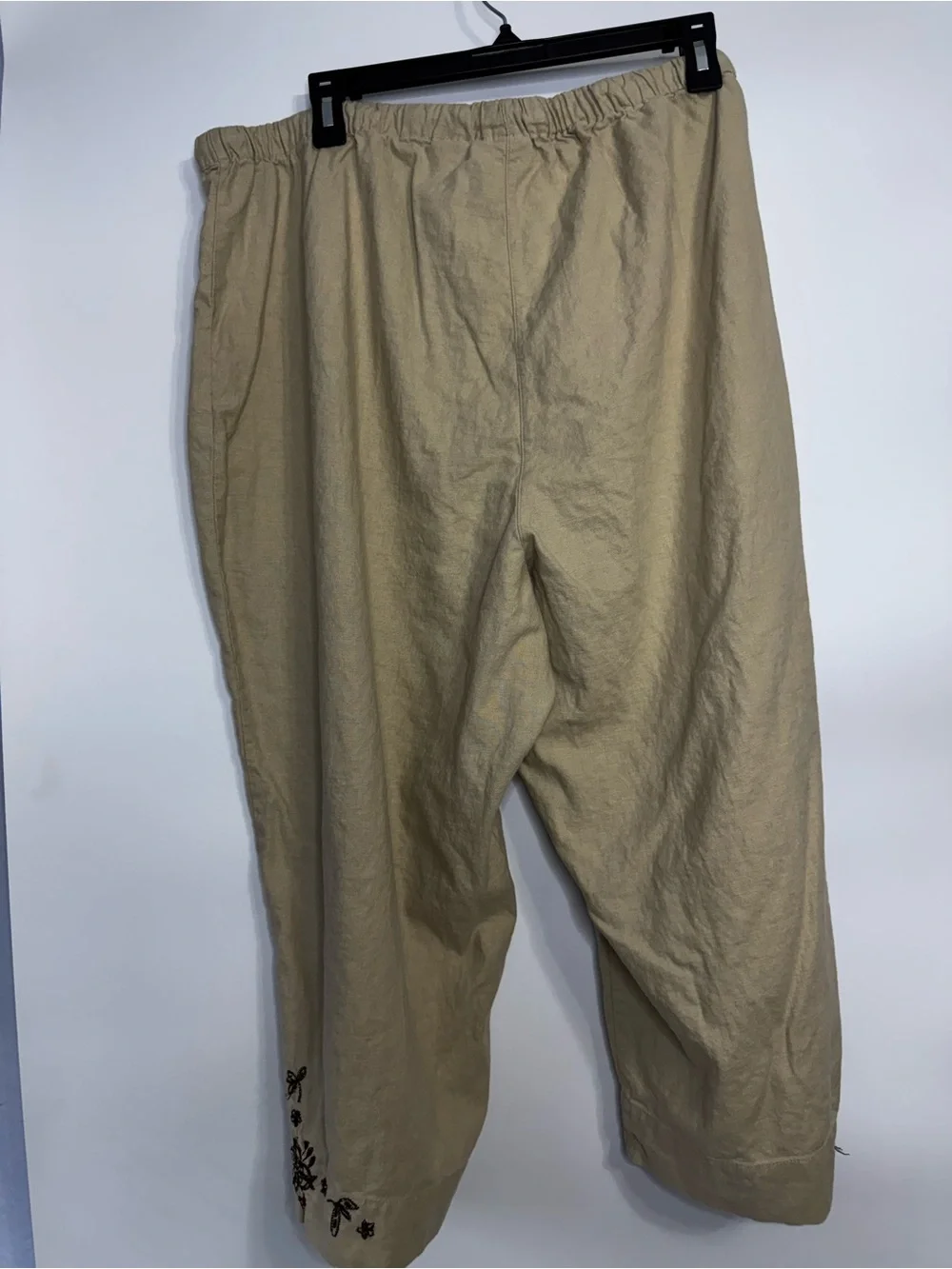 Light Tan Button-Up Shirt and Matching Pant Set
